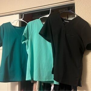 3 mandala scrub set.